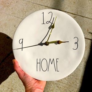 Rae Dunn “Home” clock